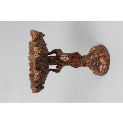 Vintage Brown Decorative Dish For Sale - Image 3 of 7