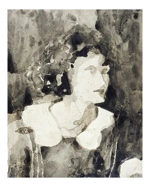 Impressionist Grisaille Portrait Painting by Marilyn Lanfear