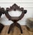 1900 - 1909 Italian Savonarola Armchairs in Carved Walnut, 1900, Set of 2 For Sale - Image 5 of 12