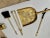 James Mont Asian Brass Fireplace Tool Set For Sale - Image 9 of 12