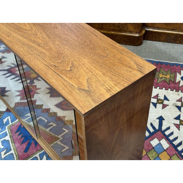 English Teak Display Cabinet, 1970s For Sale - Image 9 of 14