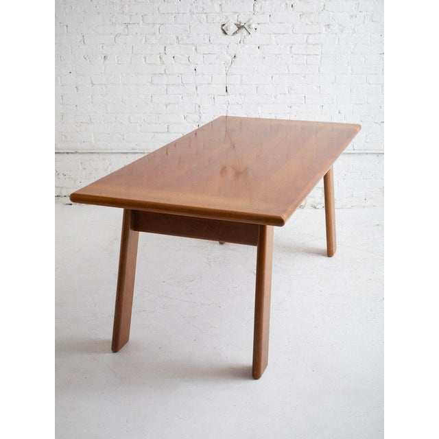 Mid-Century Modern Mario Marenco "Sapporo" Walnut Dining Table for Mobil Girgi For Sale - Image 3 of 11