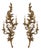 Large Louis XV Florentine Carved and Gilded Sconces, 1990s, Set of 2 For Sale