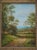 1980s Framed Oil on Canvas Landscape Tree Painting For Sale In Philadelphia - Image 6 of 9