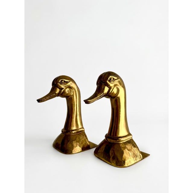 Almazán Patinated Brass Bookends, 1970s, Set of 2 For Sale - Image 4 of 8