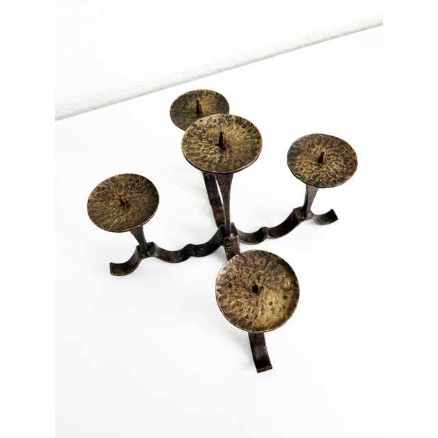 Mid 20th Century French Jean Royère Style Candelabra For Sale - Image 9 of 12