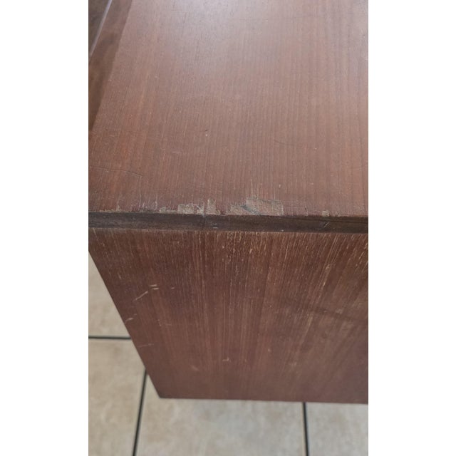 Brown Vintage 1960s Nathan Quality Mid-Century Modern Teak Desk For Sale - Image 8 of 9