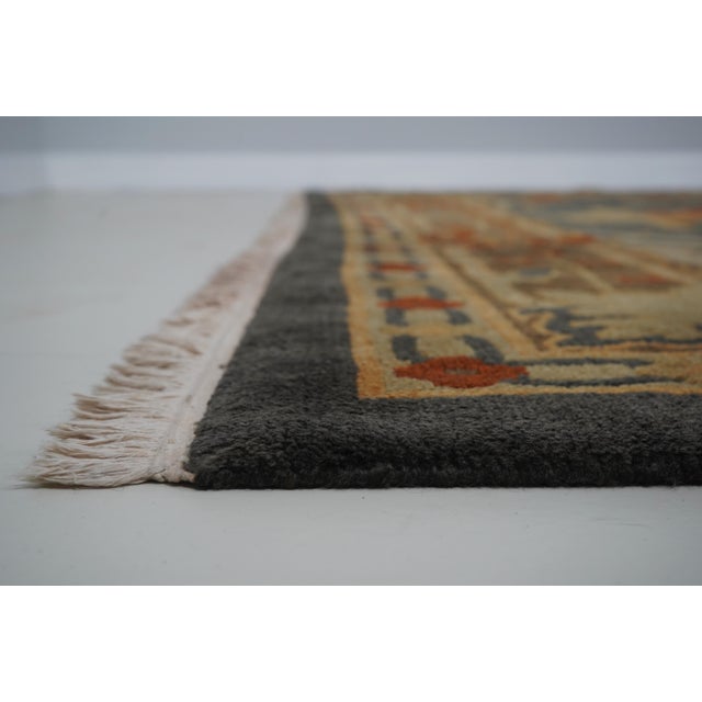 Traditional Masterloom Approx. 9x13 Hand Crafted Wool Rug For Sale - Image 3 of 13