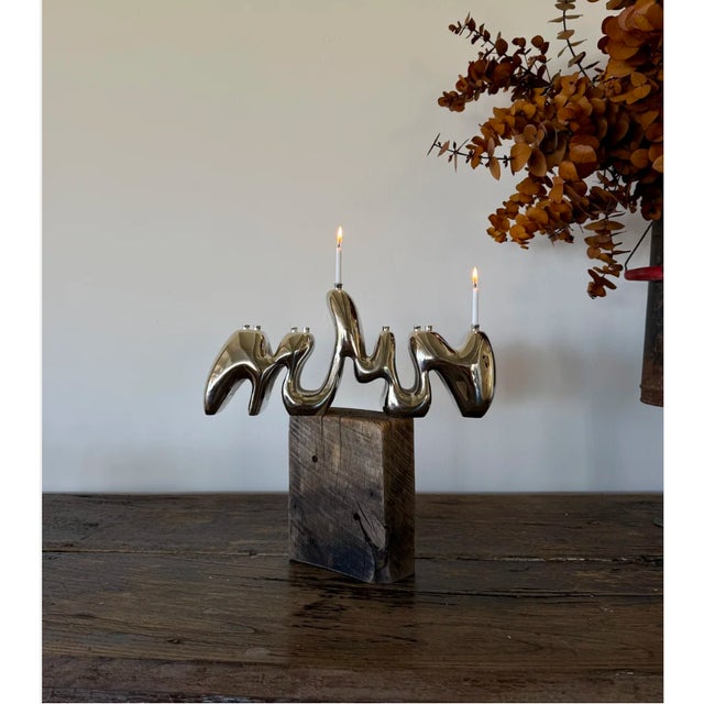 Hannah Polskin Menorah For Sale - Image 4 of 6