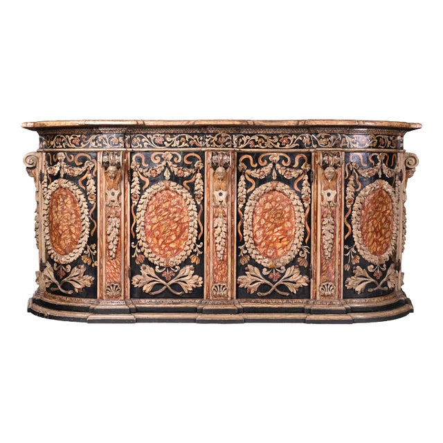 Venetian Baroque Sideboard, Italy, 1730 For Sale