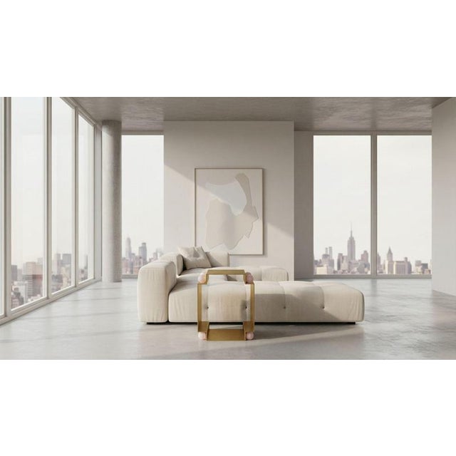 Milanese Side Table by Auste Ost For Sale - Image 6 of 9
