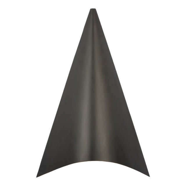 Kelly Wearstler for Visual Comfort Signature Piel 20" Indoor/Outdoor Wall Wash in Bronze For Sale