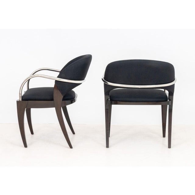 Mitchell Pickard X Brueton Willow Armchairs, Pair For Sale In New York - Image 6 of 6