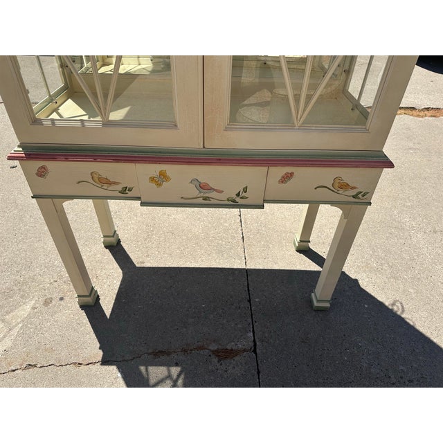 Wood Lexington Palmer House Collection China Curio Cabinet For Sale - Image 7 of 12