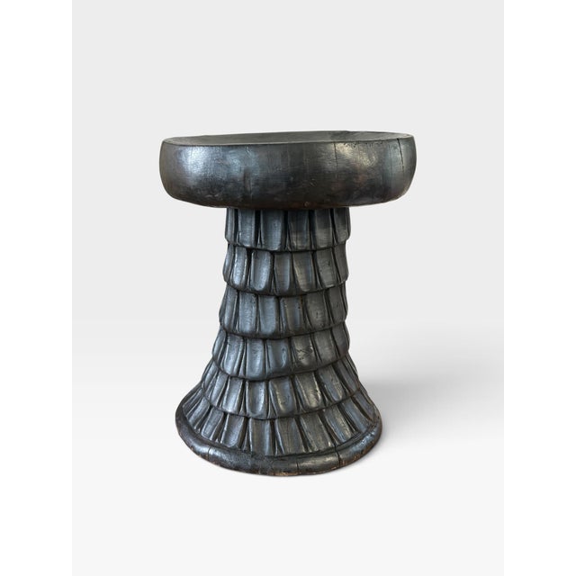 Vintage Tribal Nobility Bamileke Stool/Table Cameroon 15" H For Sale - Image 4 of 10