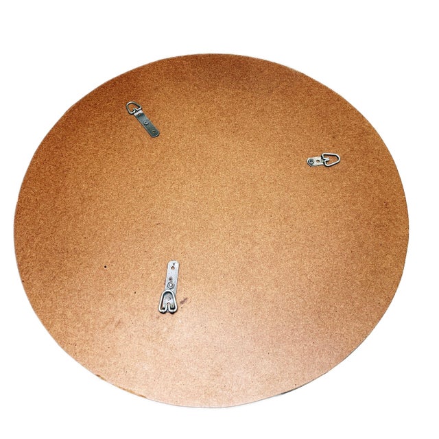 Vintage 70s Beveled 4 Stacked Wall Mirror For Sale - Image 11 of 12