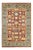 Mogul Collection Hand-Knotted Area Rug - Red 6' 2" x 9' 2" For Sale