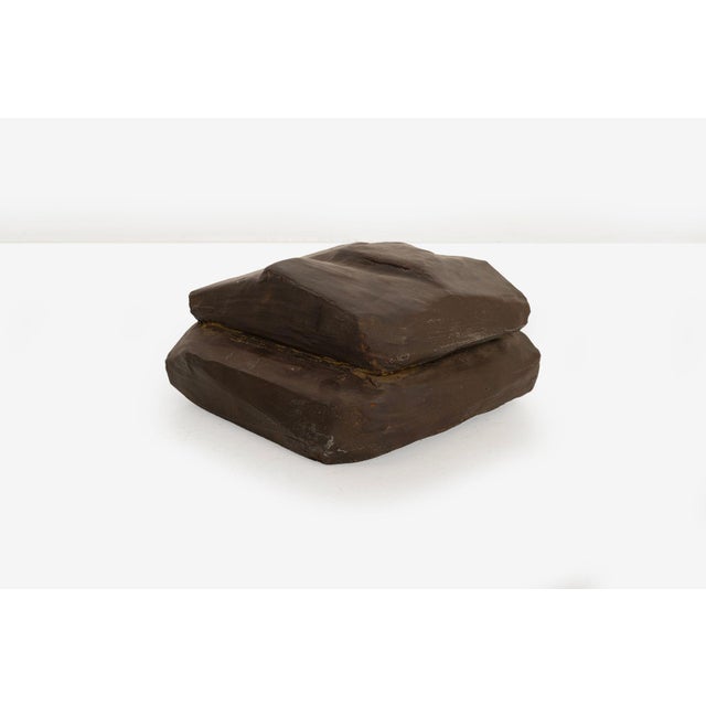 1960s Paul Evans Sculpted Bronze Resin Hinged Box For Sale - Image 9 of 13