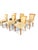 Brown Model 345 Dining Chairs by by Bruno Paul for VEB Deutsche Werkstätten Hellerau, 1935, Set of 6 For Sale - Image 8 of 8