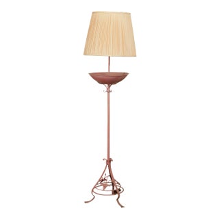 Salterini Style Vintage Wrought Iron Floor Lamp For Sale