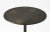 Spritely Home Accent Furniture Zora Distressed Iron Pedestal Accent Table, Black For Sale - Image 4 of 6