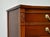 Mid Century Georgian Mahogany Serpentine Dresser With Brass Bail Hardware For Sale - Image 10 of 12