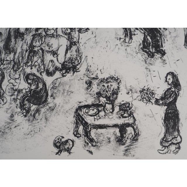 Modern Marc Chagall, The World of the Bible, Original Lithograph For Sale - Image 3 of 5