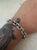 Lovely, vintage sterling silver chain link bracelet. 7” long.