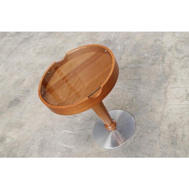 Vintage Side Table in Walnut For Sale - Image 10 of 13