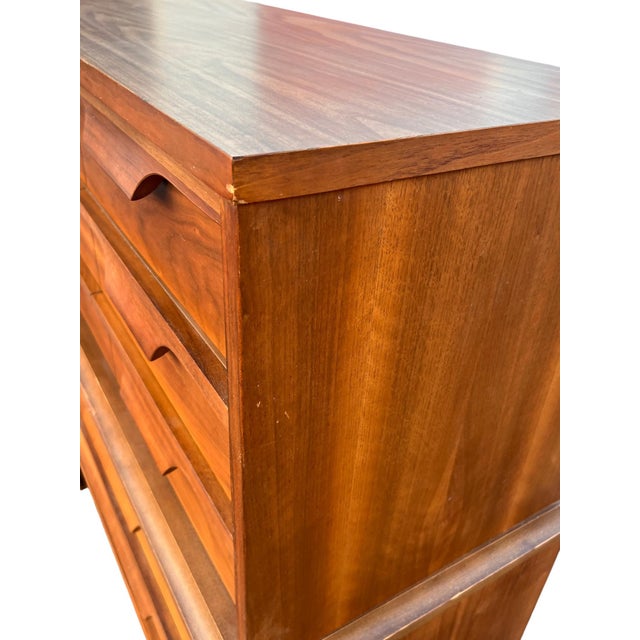 Mid 20th Century Johnson Carper High Chest Laminate Top, Attributed For Sale In New York - Image 6 of 14