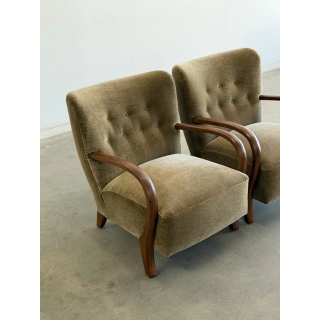 Made to Order: Jacques Lounge Chairs - Pair For Sale - Image 9 of 18