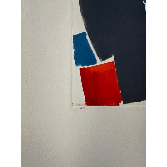 "Venture One", Abstract Expressionist, Original Silkscreen Print on Paper, Artist Stanley J. Krupa For Sale - Image 13 of 17