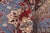 Textile Rustic Kazak Light Blue/Red Wool Rug - 8'1''x9'7'' For Sale - Image 7 of 10