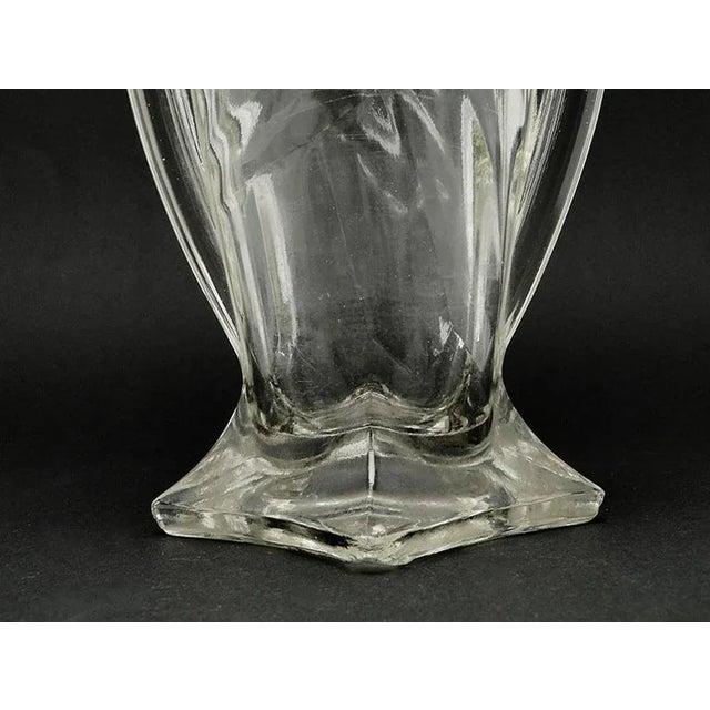 Art Deco Vase from Hortensja Glassworks, Poland, 1930s For Sale - Image 6 of 9