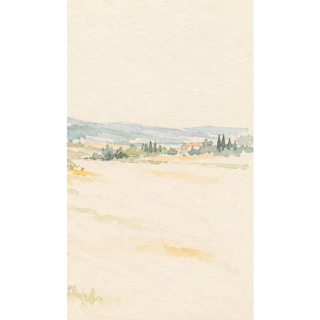 Vineyard Landscape Art Print – Grapevines and Countryside Farmhouse, 12" X 8" For Sale In Buffalo - Image 6 of 7