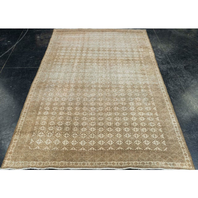 Turkish Vintage Rug 4'2" x 7' #19805 Explore a curated collection of hallway runners, wool rugs, and handmade masterpieces...
