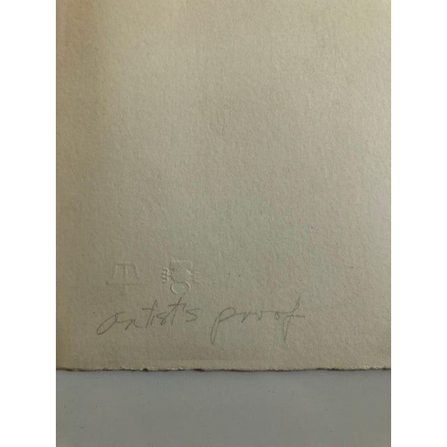 Modern Rafael Canogar, El Herido, 1960's Spanish Avant Garde Political Screenprint Lithograph Signed, 1969 For Sale - Image 3 of 6