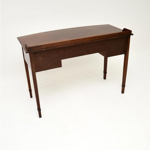 1900 - 1909 Antique Edwardian Writing Table, 1900s For Sale - Image 5 of 11