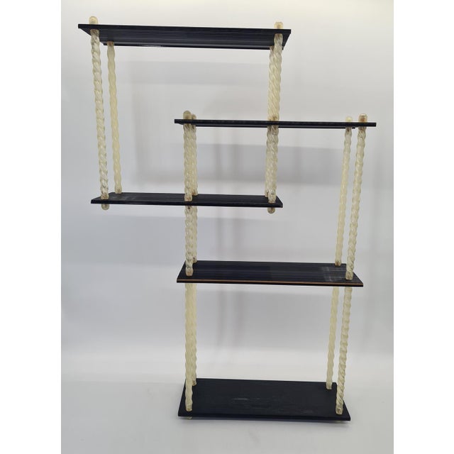 Beige Vintage Display Shelf, United Kingdom, 1950s For Sale - Image 8 of 11
