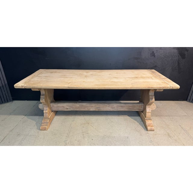 Oak Farmhouse Dining Table, 1920 For Sale - Image 18 of 18