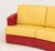 Rolf Benz Curved Two-Tone Suede and Leather Upholstered Sofa For Sale In New York - Image 6 of 9