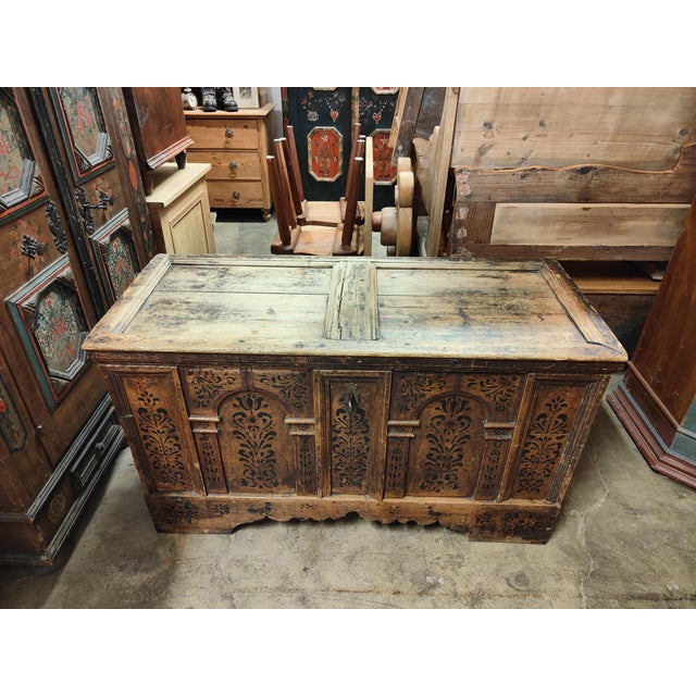 Tyrolean Wedding Chest, 1770s For Sale - Image 4 of 6