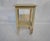 Small Painted Wood Side Table The worn paint gives the table some character. You are able to see the wood coming through...