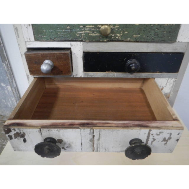 Table Chest of 7 Drawers, 1980s For Sale - Image 10 of 13