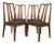 Set of 4 Vintage Mid Century Modern Dining Chairs Attributed to Parker Knoll For Sale