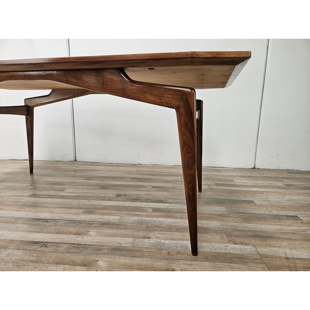 Dining Table with Mirrored Top, 1950s For Sale - Image 12 of 16