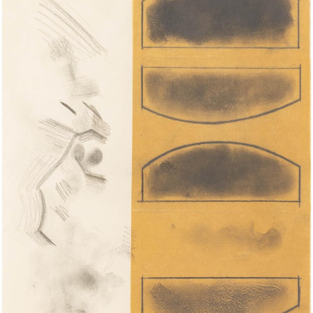 Late 20th Century Joseph Gardella Abstraction Graphite For Sale - Image 5 of 7