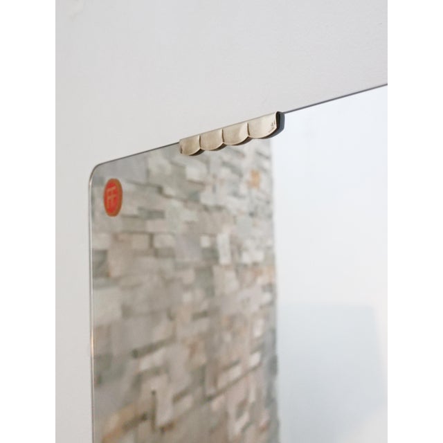 Brown Trapezoidal Mirror from Fratelli Fanzago, 1960s For Sale - Image 8 of 12