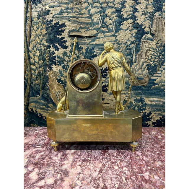 Melancholy Love Pendulum, Empire Period, 19th Century, circa 1800 For Sale - Image 6 of 9