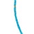 Tiny Turquoise Tube 18k Gold Necklace For Sale - Image 9 of 12